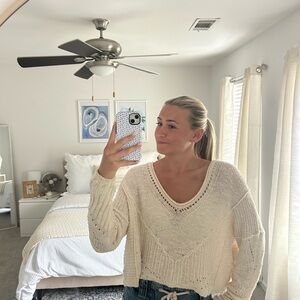 Free People Ivory Sweater